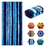 Beach Towel Oversized, Large Pool Towels, Quick Dry Towel, Print Beach Towels 80 in x 36 in Highly Absorbent Travel Towels 100% Polyester for Swimmers Beach Towels for Women Men Girls Boys Kids
