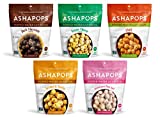 AshaPops Variety Pack Popped Water Lily Seeds - Gluten Free | Vegan | Paleo | Kosher OU| Soy Free | 1 oz | (Pack of 5 Bags)