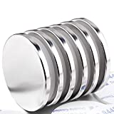LOVIMAG Super Strong Neodymium Disc Magnets, Powerful Rare Earth Magnets - 1.26 inch x 1/8 inch, Pack of 6