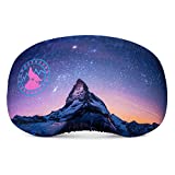 Ski Snowboard Goggle Cover Sleeve - Lens Scratch Dust Protection for Travel Storage and Apres (Matterhorn Goggle Cover)