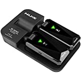 NUX B-5RC Wireless Guitar System for Most of Types of Guitar with Active or Passive Pickup, Charging Case Included,Auto Match,Mute Function,Guitar Wireless Transmitter and Receiver, 2.4GHz