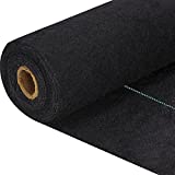 [ 5.8oz 4ft x 300ft ] Weed Barrier Landscape Fabric Weed Blocker Cover Outdoor Gardening Weed Control Mat Premium Heavy Duty Garden Driveway Ground Cover Weed Cloth Geotextile Fabric (4ft x 300ft)