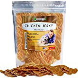 Vet Recommended - Chicken Jerky for Dogs - Giant 8oz Bag | All Natural Dog Treats - Single Ingredient - No Fillers or Preservatives - Whole Dehydrated Chicken; Not Formed - Made in USA