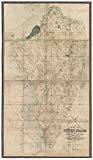 Staten Island (Richmond County) New York 1872 - Wall Map with Homeowner Names - Genealogy Old Map Reprint