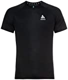 Odlo Men's Essential Running T-Shirt, Black, Large