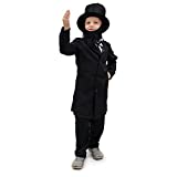 Honest Abe Lincoln Children's Boy Halloween Dress Up Theme Party Roleplay & Cosplay Costume (Youth X-Large (10-12)) Black