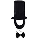 Tigerdoe Abraham Lincoln Costume - 3 Pc Set - Patriotic Costumes - Presidents Day Costume - Abe Lincoln Costume Accessories