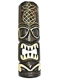 FOREVER BAMBOO Tiki Mask Hawaiian Pineapple Tropical Wood Wall Decor 20"