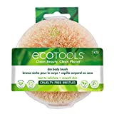 EcoTools Dry Brush, Gentle Exfoliating Scrubber For Skincare and Beauty, Pore Cleansing, Pink