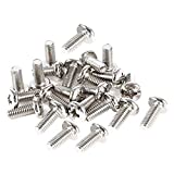 BestTong 60 PCS Stainless Steel VESA TV LCD Monitor Mounting Phillips Head Screws M4 x 10mm