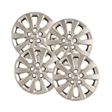 Hubcaps.com - Premium Quality 16" Silver Hubcaps / Wheel Covers fits Nissan Sentra, Heavy Duty Construction (Set of 4)