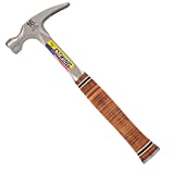 ESTWING Hammer - 16 oz Straight Rip Claw with Smooth Face & Genuine Leather Grip - E16S