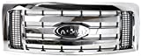 Garage-Pro Grille Assembly Compatible with FORD F-150 2009-2012 Plastic Chrome Shell/Black Insert XLT Model