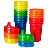 The First Years Take & Toss Spill Proof Sippy Cups Value Pack, Rainbow, 20-Pieces