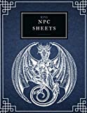 NPC Character Sheet Journal: Create, Record, and Keep track of your created NPC's with this NPC character book