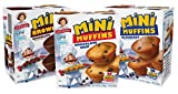 Little Debbie Mini Muffin Bundle, 1 Box Chocolate Chip Mini Muffins, 1 Box Blueberry Mini Muffins, 1 Box Mini Brownies, 8.44 Assorted Assorted 8.44 Ounce (Pack of 3) 25.32 Ounce