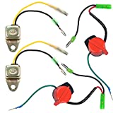 Anzac (Pack of 2 Low Oil Alert Sensor and Engine Stop Switch for Honda GX120 GX160 GX200 GX240 GX270 GX340 GX390 5.5HP 6.5HP 8HP 9HP 11HP 13HP