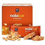 Perfect Keto Nola Bars | Gluten-Free Keto Granola Bars with Zero Added Sugar or Carbs | Enjoy a Chewier, Nuttier, and Tastier Way to Curb Cravings and Start the Day | Peanut Butter | 8 Bars 32g