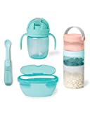 Skip Hop Baby Feeding Travel Set, 6pc, Soft Tea