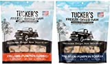 Tucker's Freeze Dried Raw Dog Food, Pork, Lamb & Pumpkin Formula and Pork, Bison & Pumpkin Formula, Red Meat Variety Pack of 2