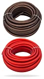 InstallGear 10 Gauge 25ft Black and 25ft Red Power/Ground Wire True Spec and Soft Touch Cable