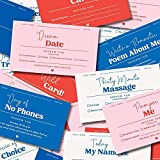 20 Fun and Romantic Love Coupon Book for Him, Her, Husband, Wife, Boyfriend, Girlfriend, and Couples, IOU Vouchers for Anniversaries, Father's Day, Date Night and More