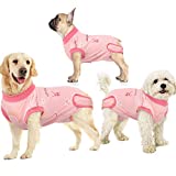 IDOMIK Dog Recovery Suit After Surgery, Soft Dog Surgery Recovery Suit for Male Female Pet Dogs Cats, Dog Spay Neuter Onesie Snugly Shirt, Dog Cone Alternative Anti-Licking Abdominal Wound