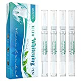 Greephil Teeth Whitening Pen (4 Pcs), Teeth Whitening Gel for Teeth Whitener, Teeth Whitening Kit, Effective, Painless, No Sensitivity, Travel Friendly, Beautiful White Smile, Natural Mint Flavor