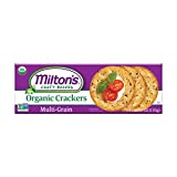 Milton's Craft Bakers Organic Multi-Grain Crackers - Multigrain Crackers, Certified Organic, Non-GMO Project Verified, Healthy Crackers, Savory & Sweet Taste, Great for Charcuterie Boards - 6 Oz