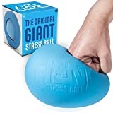 Giant Stress Ball - Huge Squishy Anxiety Reliever - Super Soft 6 Inch Stress Ball