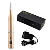 Wireless Permanent Makeup Pen Tattoo Rotary Machine Digital Screen PMU Machine Device With Cartridge Needle Kit For Eyebrows,Eyeliners, Lips,Hairline,MTS,Tattoo Beauty Tool (Machine Gold)