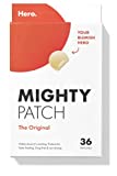 Mighty Patch Original from Hero Cosmetics - Hydrocolloid Acne Pimple Patch for Zits and Blemishes, Spot Treatment Stickers for Face and Skin, Vegan and Cruelty Free (36 Count)