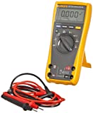 Fluke 177 RMS Digital Multimeter with Backlight, 50 Megaohm Resistance, 1000V AC/DC Voltage, 10A AC/DC Current with a NIST-Traceable Calibration Certificate with Data