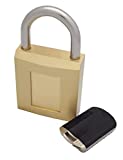 Capitol Industries Magnetic Padlock, Magnetic Lock in Heavyduty Brass, M-8000