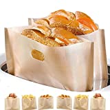 Non Stick Toaster Bags Reusable and Heat Resistant Easy to Clean,Perfect for Grilled Cheese Sandwiches (4)