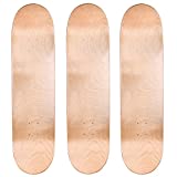 Cal 7 Blank Maple Skateboard Decks (Natural, 8 inch)