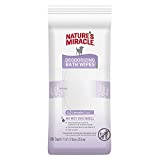 Nature's Miracle Deodorizing Bath Wipes for Dogs, 100 Count, Lavender Scent