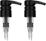 Bar5F N18S Best Shampoo/Conditioner Dispenser Pump for 1 L (33.8 oz.) Bottles, Black, Pack of 2
