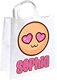 Heart Eyed Emoji Custom Tote Bag
