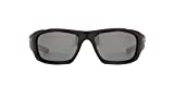 Oakley Men's OO9236 Valve Rectangular Sunglasses, Black/Grey Black Iridium Polarized, 60 mm