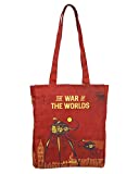 War of the World's Book Themed Tote Bag for Book Lovers - Ideal Literary Gifts for Book Club, Readers, Authors & Bookworms - Reusable Shoulder Bag by Well Read Company