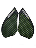 Green Anti slip Tank Traction Side Pads Grip Protector Compatible With Kawasaki Ninja 636 ZX6R 2007-2008