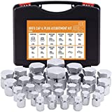 ZELCAN 64 Piece ORFS Cap & Plug Kit Hose Tube and Pipe Hydraulic Fitting Set O-Ring Face Seal Cap and Plug Kit Galvanized 45# Steel with Precision Threading Sizes 4 6 8 10 12 16