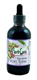 Herb Lore Iron Tonic Tincture - 4 oz - Natural Liquid Iron Supplement for Women, Men & Kids - Gentle Non Constipating Herbal Iron Drops to Support Healthy Iron Levels