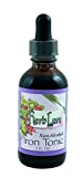 Herb Lore Iron Tonic Tincture - 2 oz - Non Constipating Baby & Toddler Iron Boosting Supplement - Herbal Liquid Iron Drops for Kids - Effective for Adults, Too!