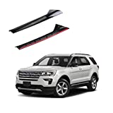 SONTIAN A-Pillar Front Molding Windshield Outer Trim Pillar Compatible with 2011-2019 F0RD Explorer Windshield Molding Replaces BB5Z-7803145-AA BB5Z-7803144-AA(Left Driver Side+Right Passenger Side)