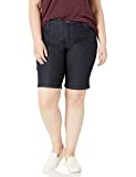 Riders by Lee Indigo Women's Plus Size Comfort Waist Bermuda Short, Rinse, 20 W