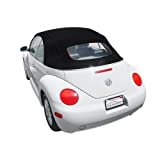 Sierra Auto Tops Convertible Top Replacement for Volkswagen Beetle 2003-2010, Power Opening, Twillfast RPC Canvas, Black