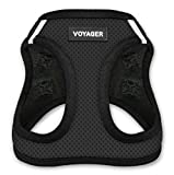 Voyager Step-In Air Dog Harness - All Weather Mesh Step in Vest Harness for Small and Medium Dogs by Best Pet Supplies - Black, XL