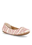 Lucky Brand Women's Emmie Ballet Flat, Red Stripe, 8 M US